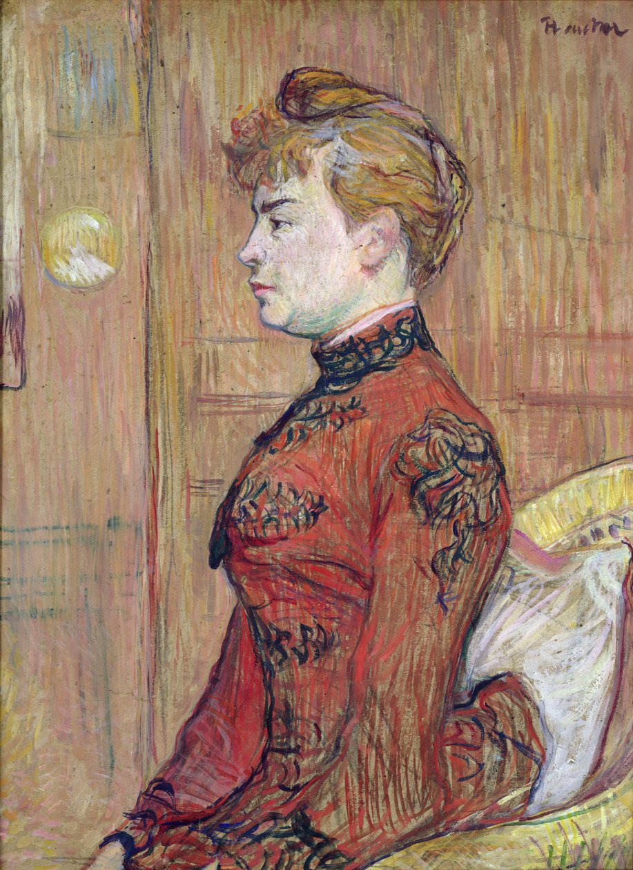 Portrait Study Of A Woman In Profile